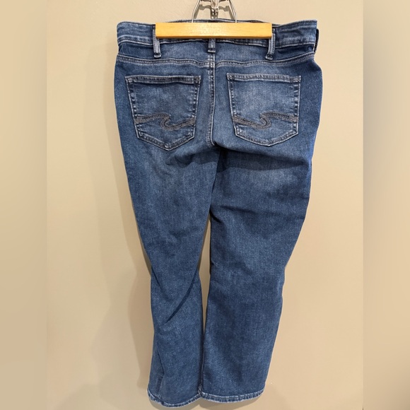 Silver Jeans Women's Boyfriend Jeans in Blue - Picture 2 of 3